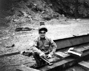 Grandpa at the Coalmines